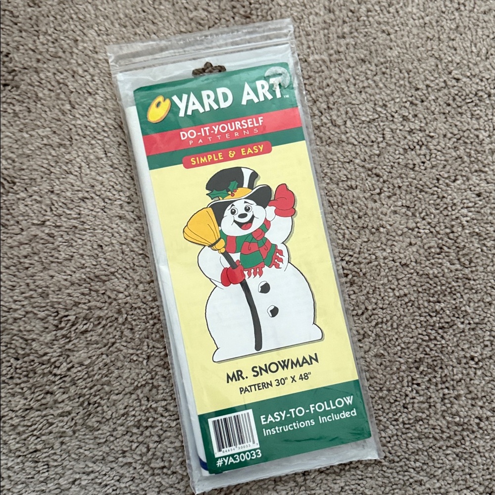 Yard Art Do-It-Yourself Snowman Pattern